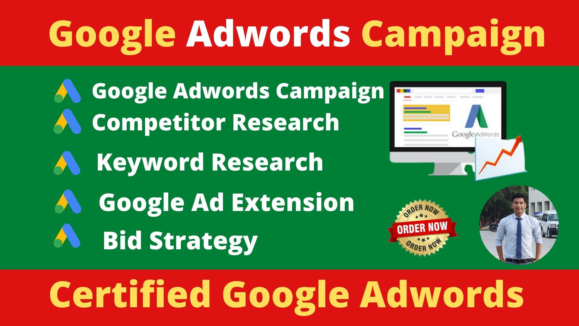 Setup and optimize your Google Ads Adwords PPC Campai...
