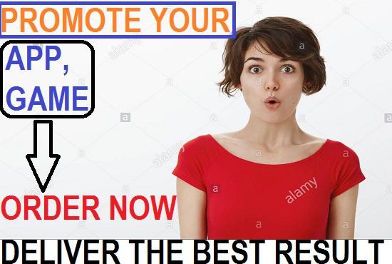 I will do mobile app marketing and app promotion for ...