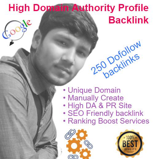 I will create manually 250 High Quality Profile Backl...