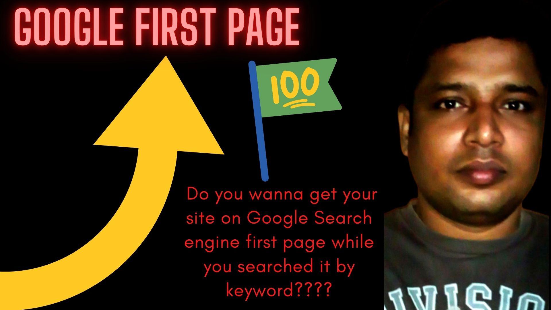 I will bring Google First Page to your site