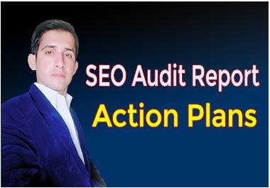 I will provide advanced SEO audit report and action p...