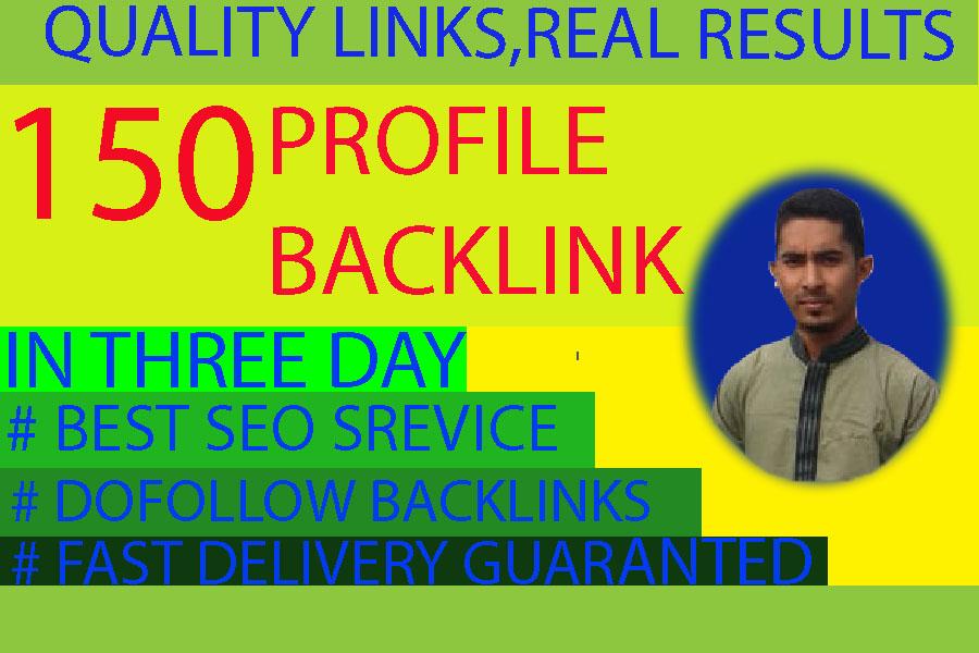 I will create for you 150 unique profile high pr seo ...