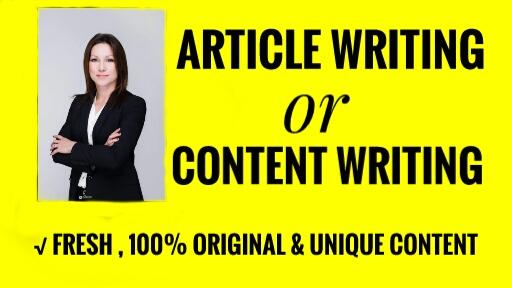 Get 500+ word Unique Articles In Your Topic - Fast, ...