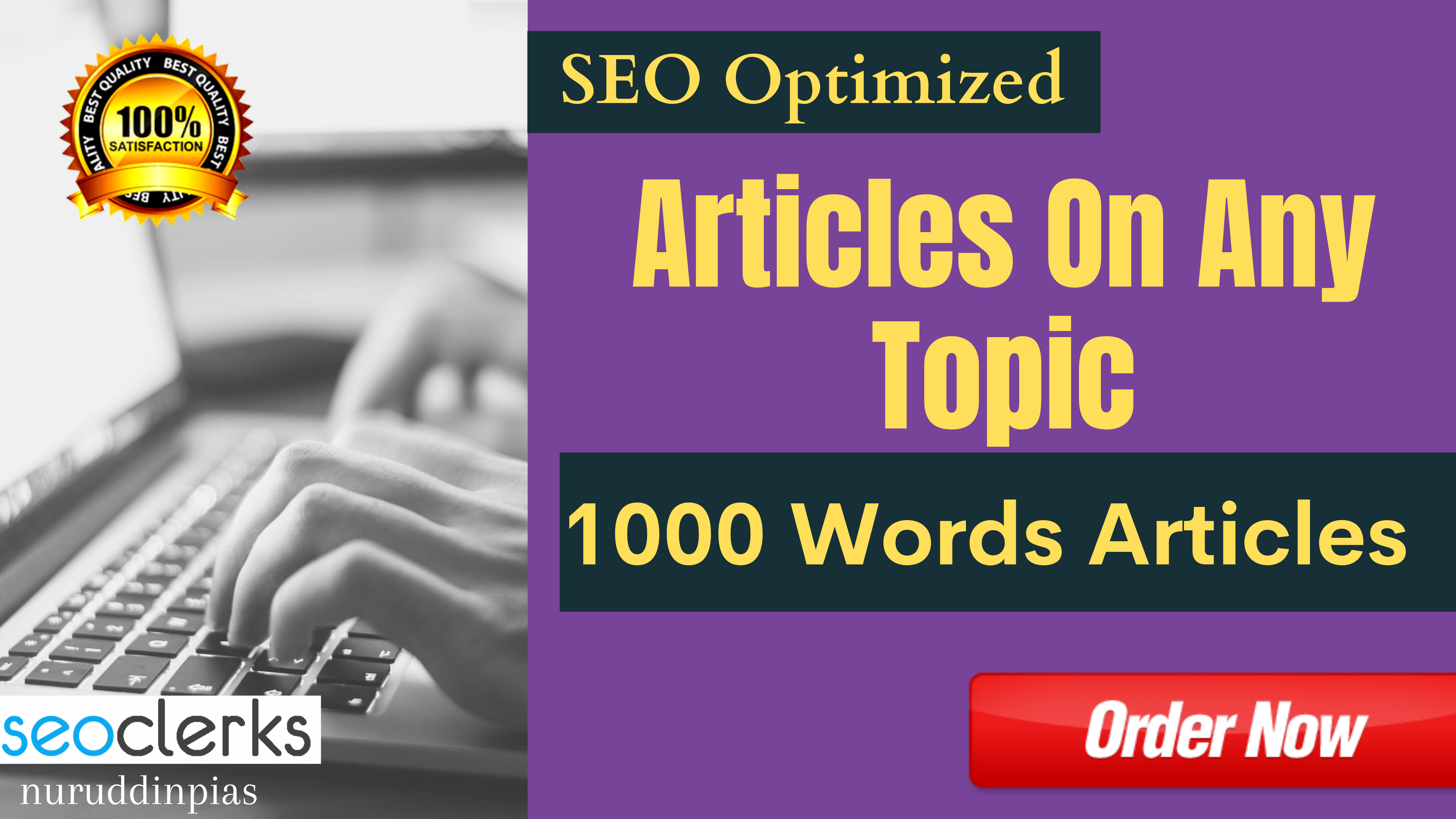 1000 Words SEO Optimized Articles And Blogs Write On ...
