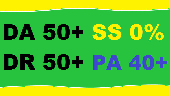 I will increase domain authority da and domain rating...