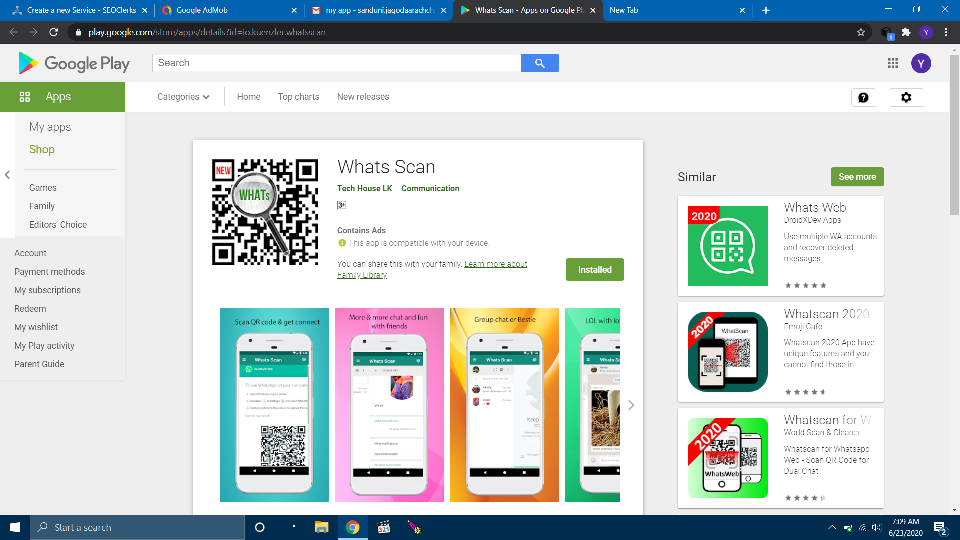 Own GOOGLE/AMAZON appstore app and earn from admob