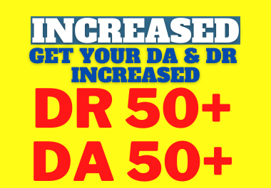 increase your site DA DR with powerful link rank your...