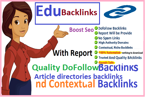 I Will Make Ultra High Da EDU backlinks for your webs...