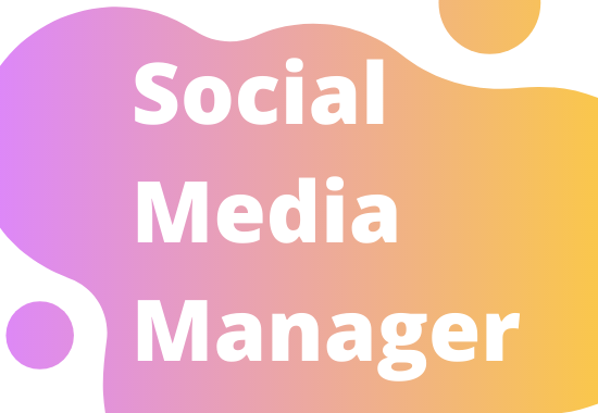 Social Media Manager and Personal Assistant for 3 Day...