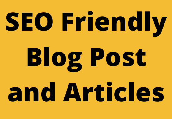 Write 500 word SEO optimized article or blog post