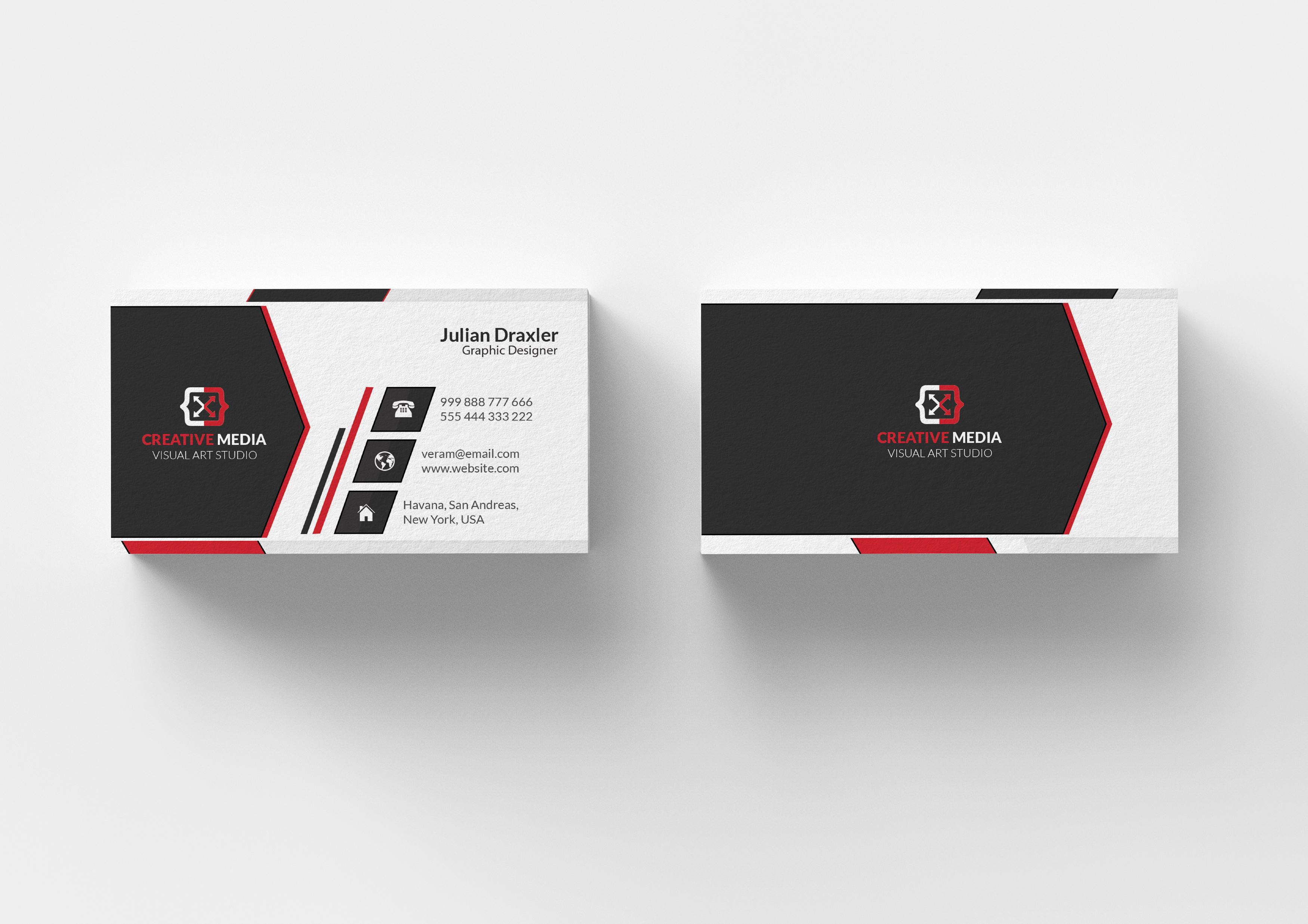 professional modern business card design