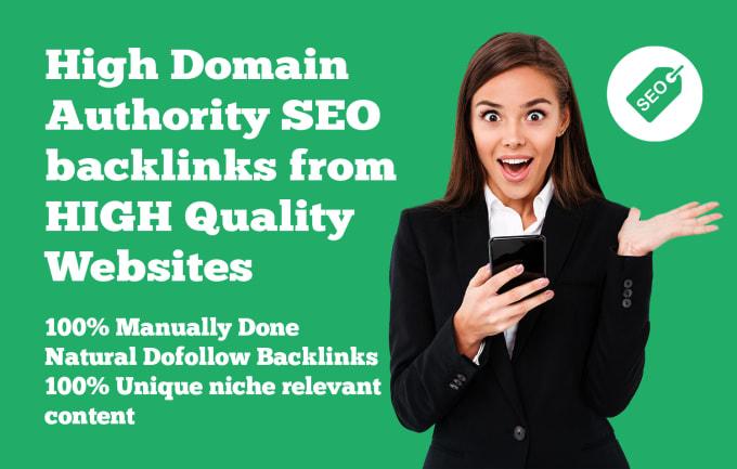I will build high quality top SEO backlinks