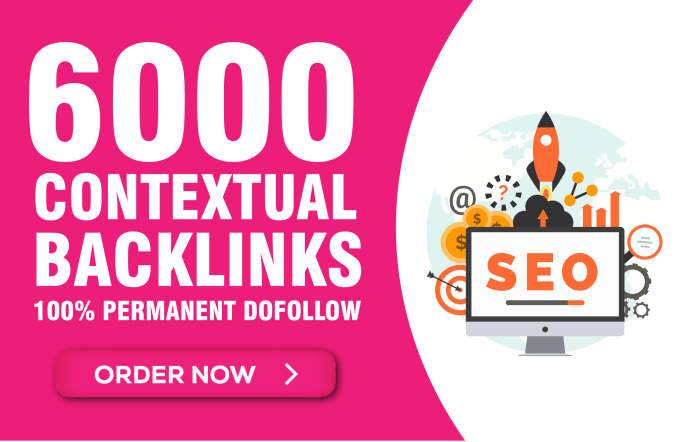 I will build 6000 contextual dofollow authority backl...