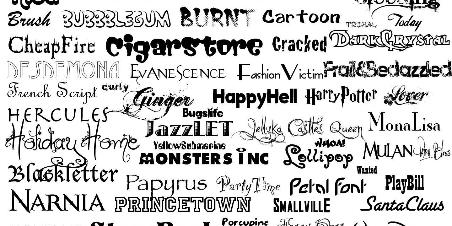 10,000 FONTS for you Designs, NEW Collection