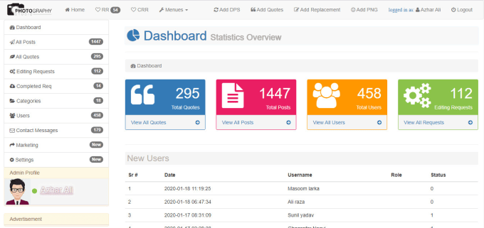 I will be your backend developer and front end design...