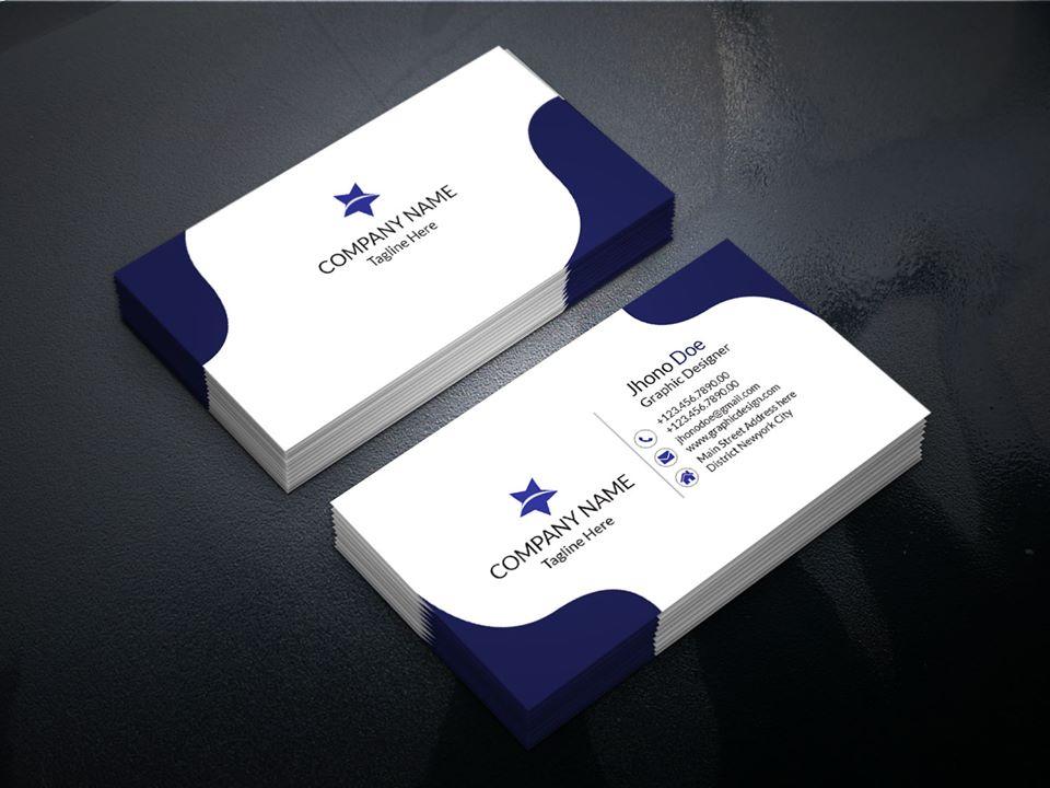 I will create business card design two concept for yo...