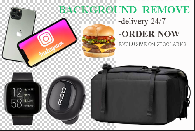 I will do professionally photo background removal