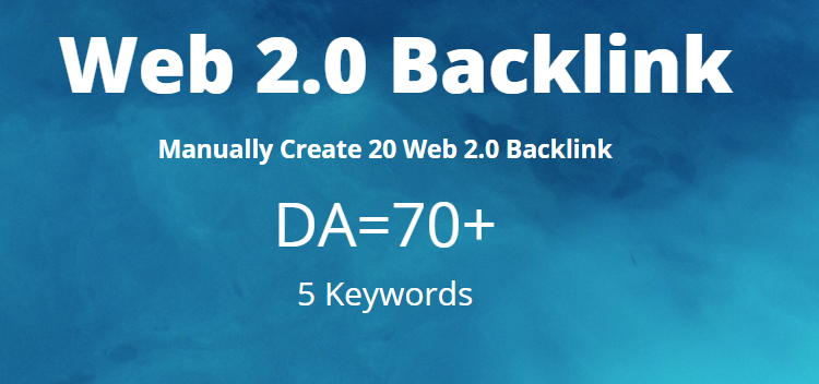 I will provide 20 HQ Handmade Web 2.0 backlinks with ...