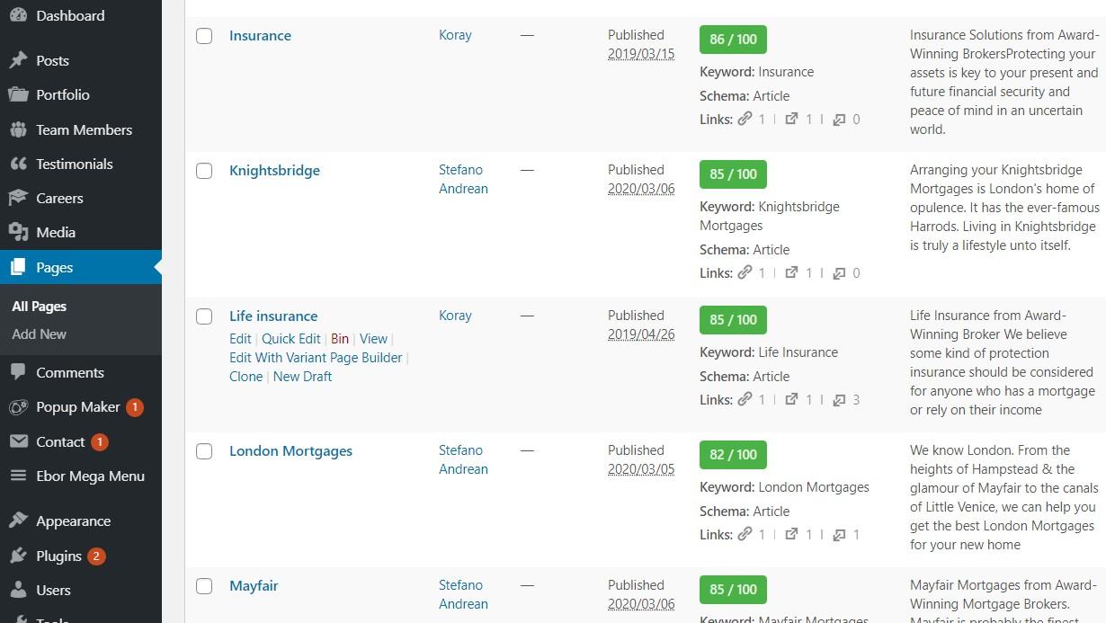I will do advance on page SEO for your WordPress webs...