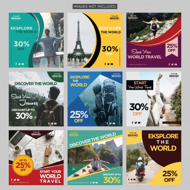 I will design social media posts or covers for you