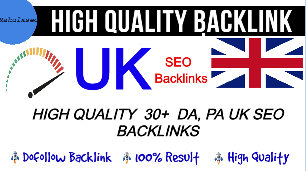 2021 latest create 30+ permanent UK backlinks with hi...