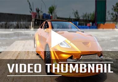 I will do an eye-catching thumbnail for your any vide...