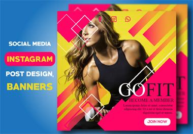 I will create attractive 10 professional instagram po...