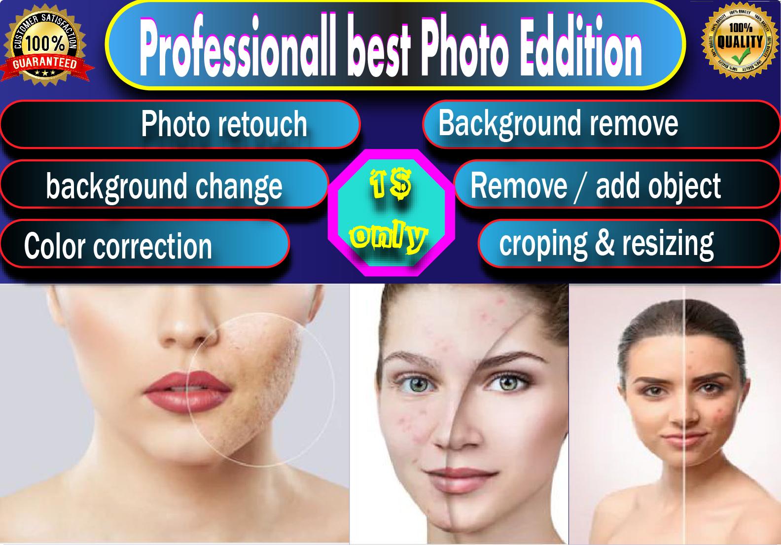 I will do 5 Photo retouching and Professionally&nbsp ...