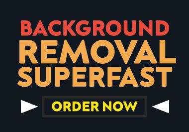 I will remove background from 5 images within 24 hour...