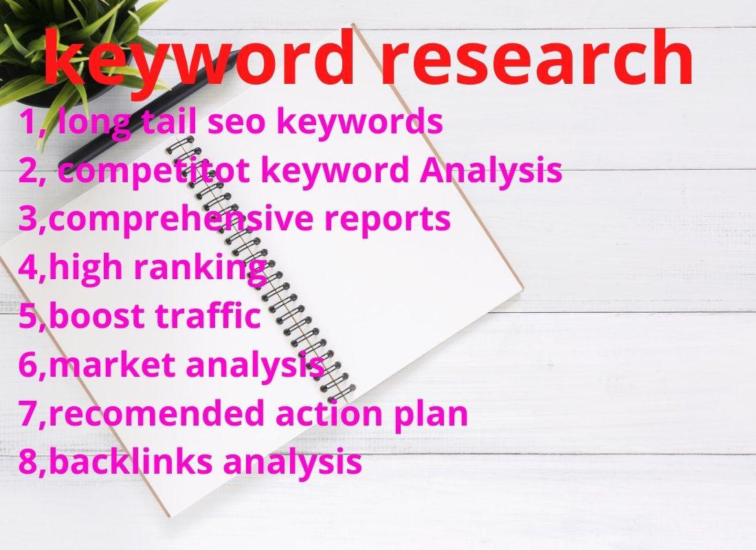 I will do Keyword research is that the backbone of sm...