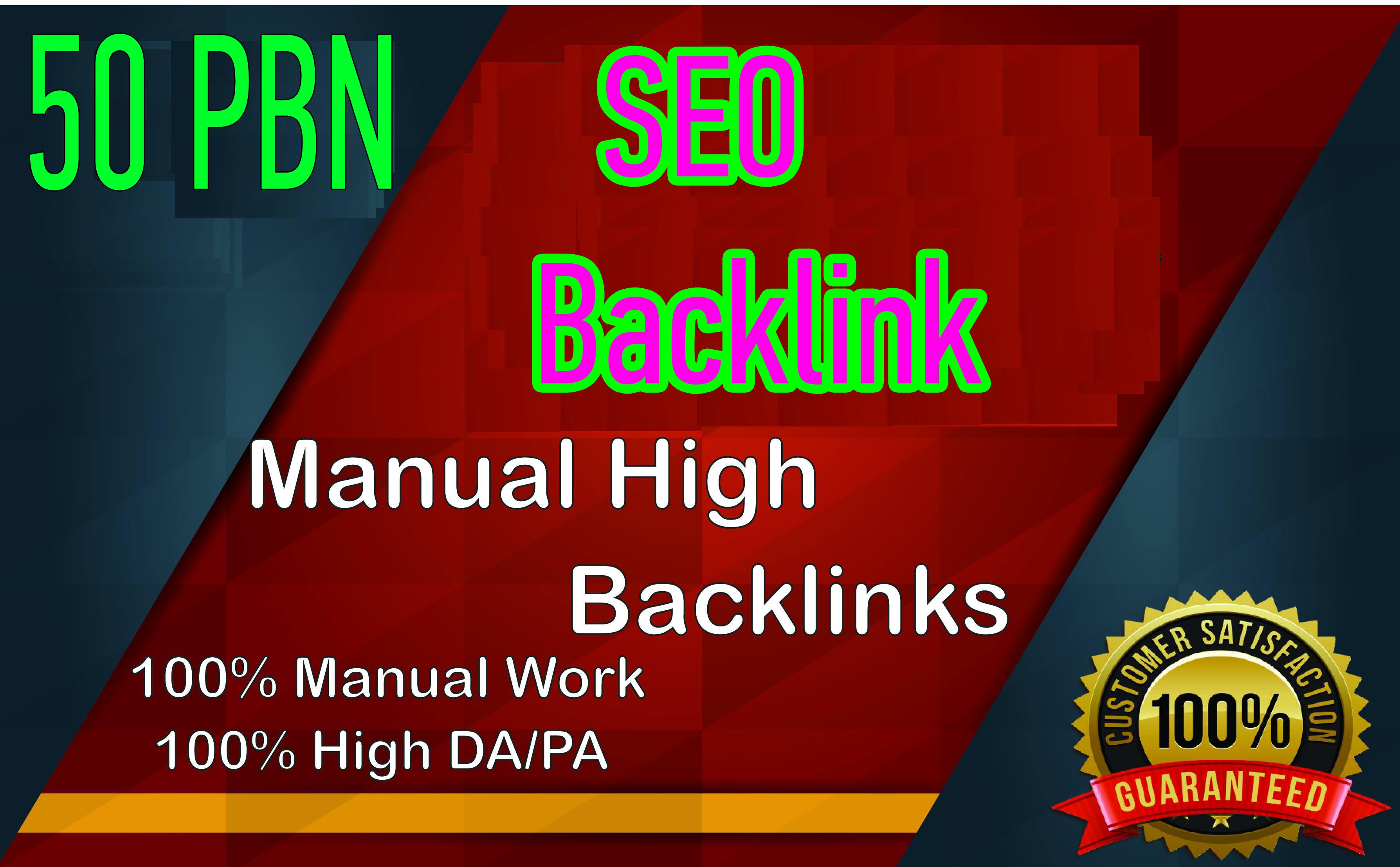 Build 50+parmanent PBN with High DA 35+ PA 35+ and 10...