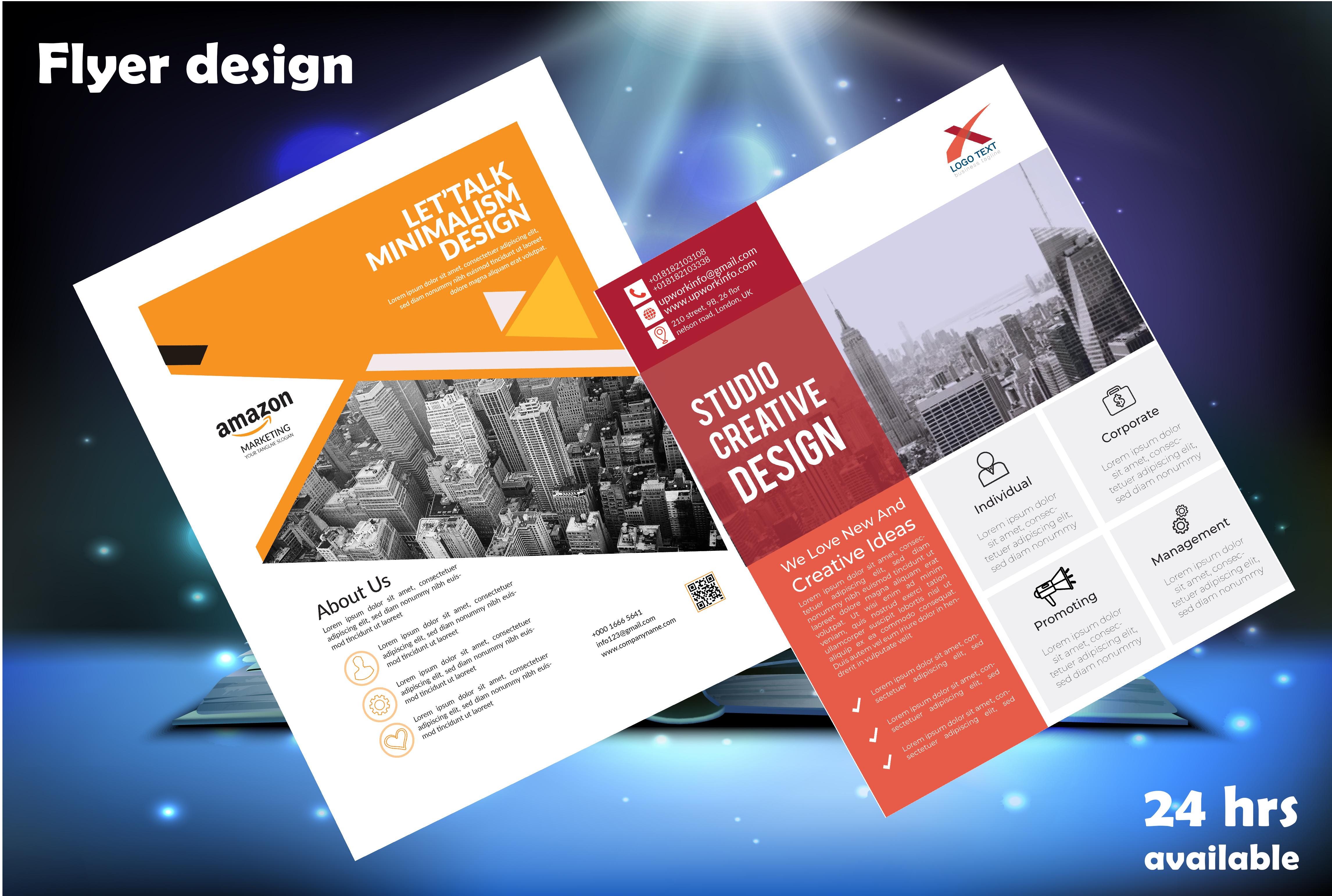 I will design a professional business flyer or brochu...