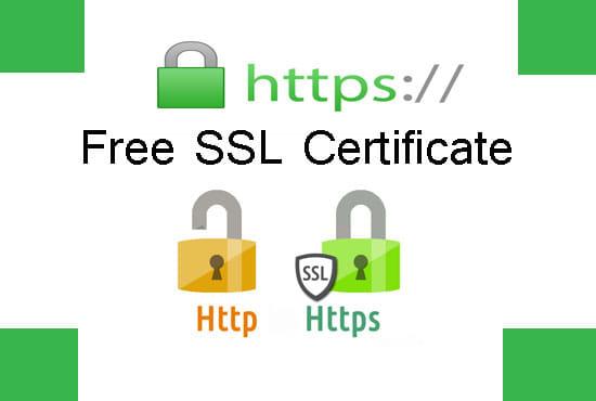 I will install free https SSL certificate and fix rel...