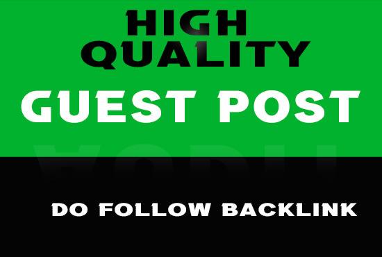 I'll provide high quality guest post between 20 to 90...