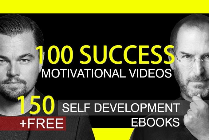 I will give you 100 motivational videos, tracks, eb...