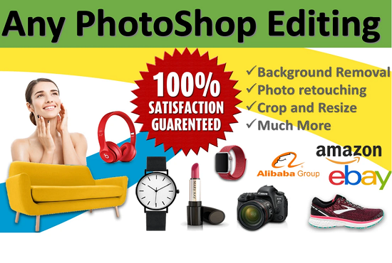 I will Do any Photo Editing, Background Removal, Cr...