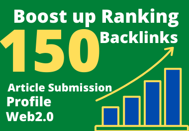 boost up rankings with 150 high Authority web 2.0 pro...