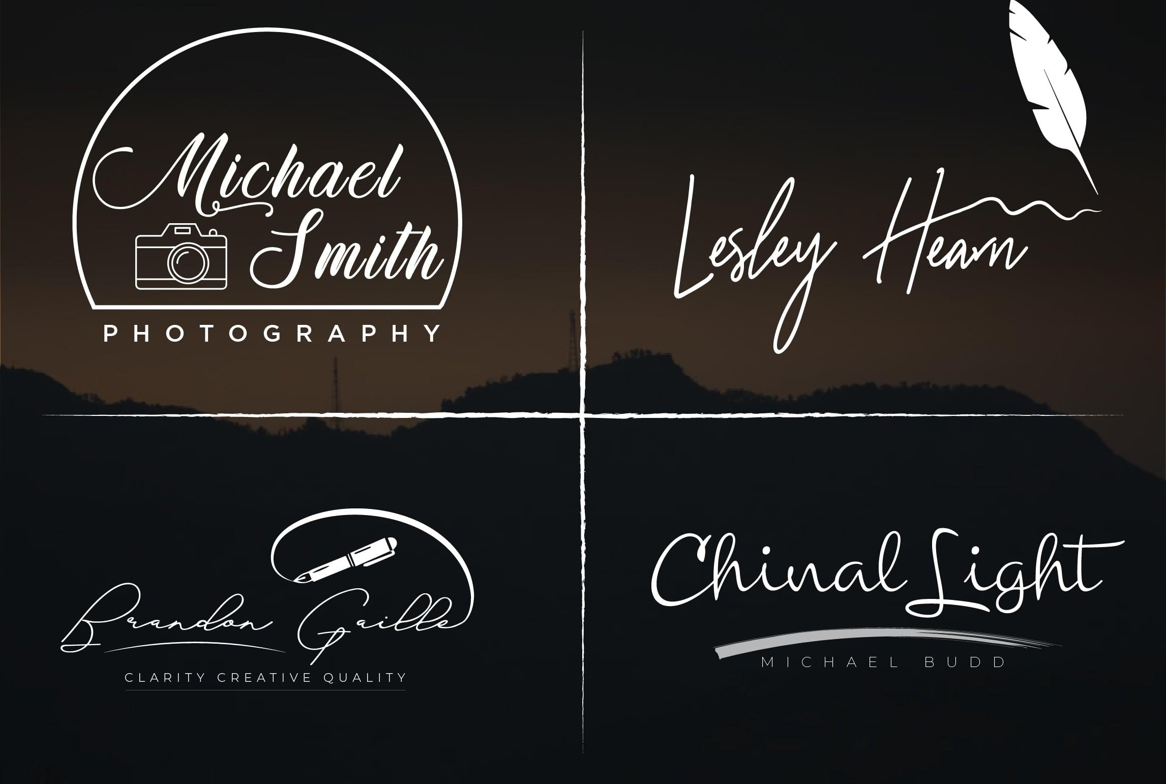 I will do professional signature logo and luxury eleg...