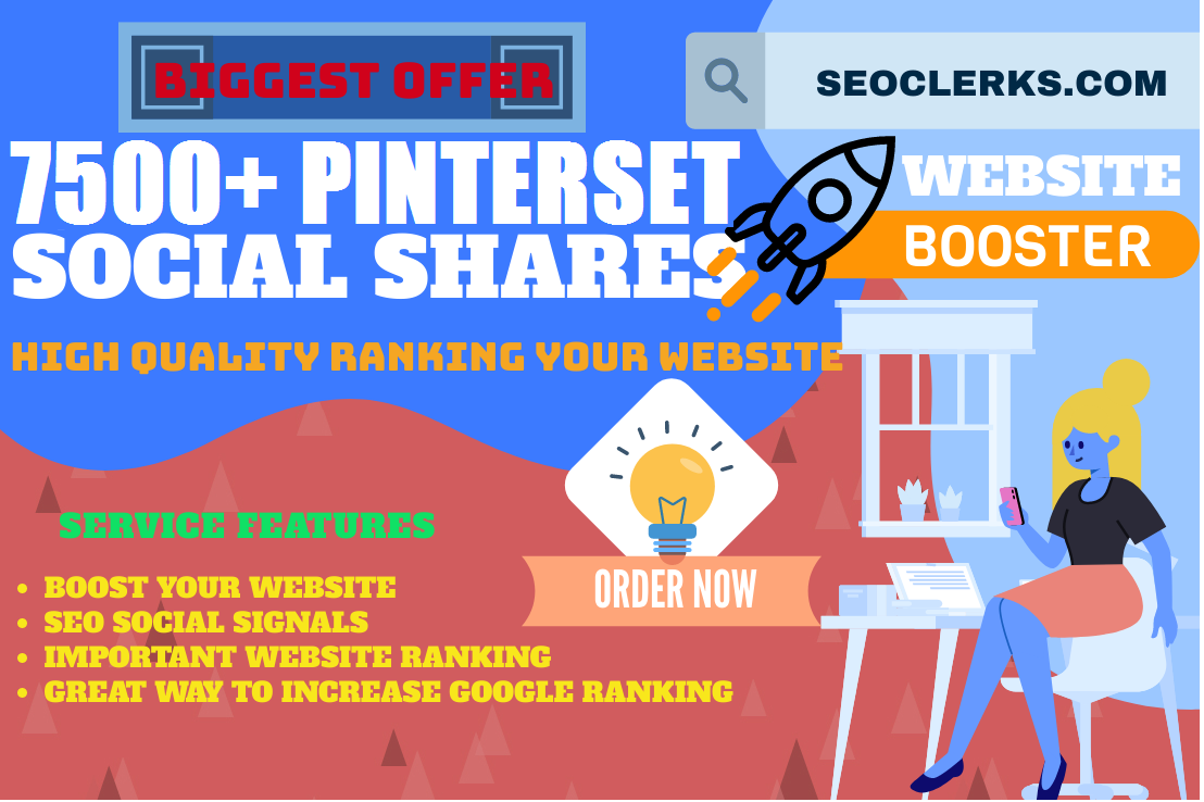 TOP PR 8 PINTERSET FASTREST OFFER 7500+ HQ SOCIAL SIG...