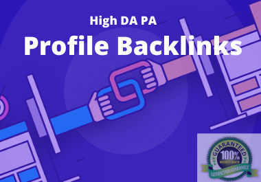 300 Profile backlinks high DA PA without Spam score