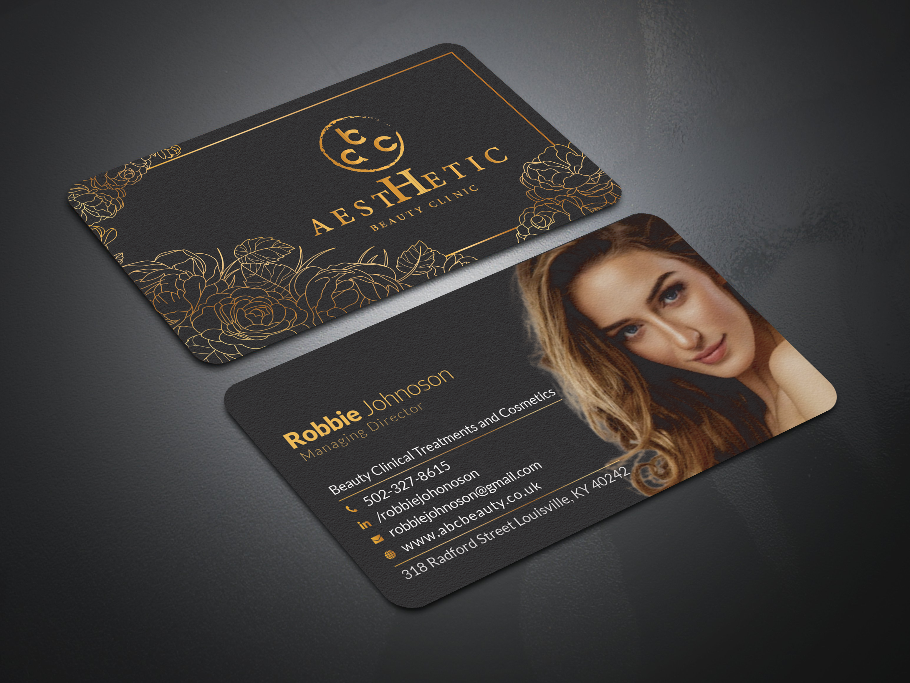 I will design unique modern, luxury business card bu...
