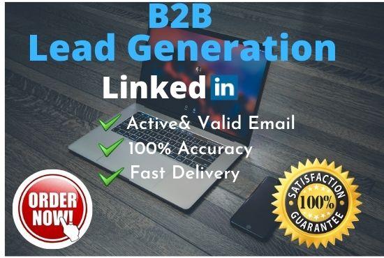 I will provide 100 b2b lead generation for your busin...