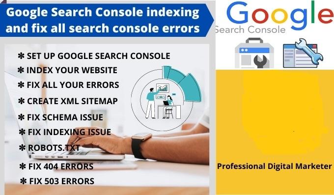 I will Do Google Search Console indexing and fix all ...