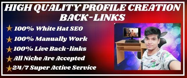 100 High Quality Profile Creation Backlinks for your ...