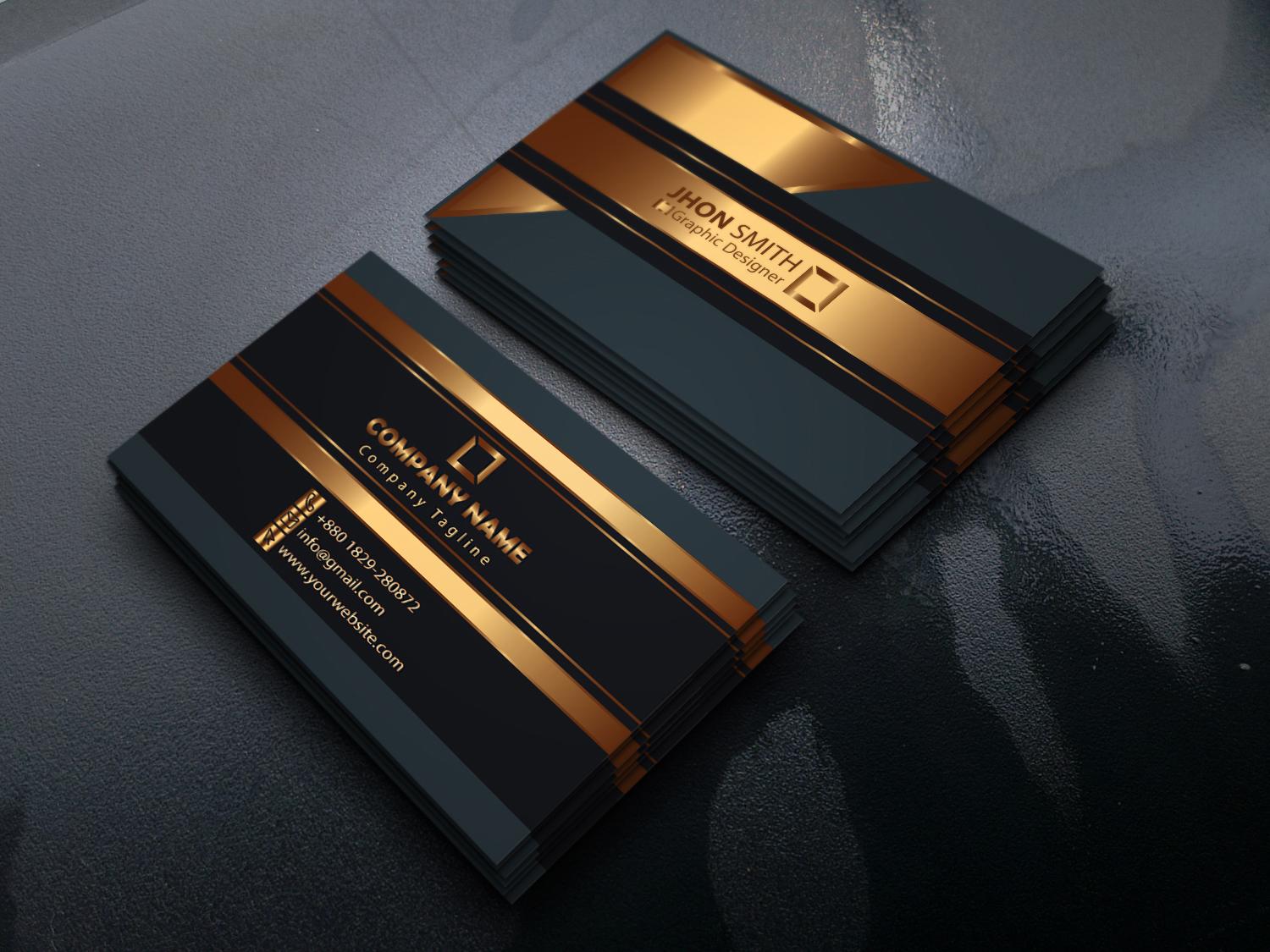 I will design minimal luxury business card, and uniq...