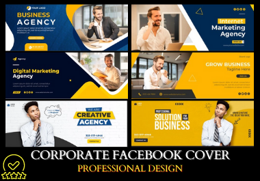 I will do Corporate Facebook Cover high quality premi...