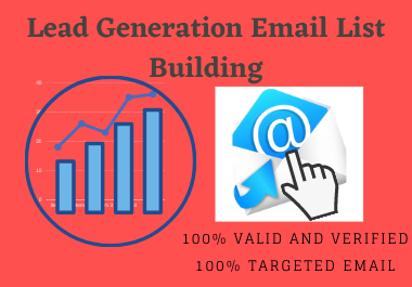I will do targeted b2blead generation email list buil...