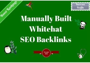 I will build high quality do-follow SEO backlinks lin...