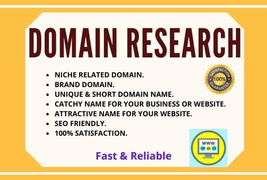 I will find appropriate domain name for your brands a...