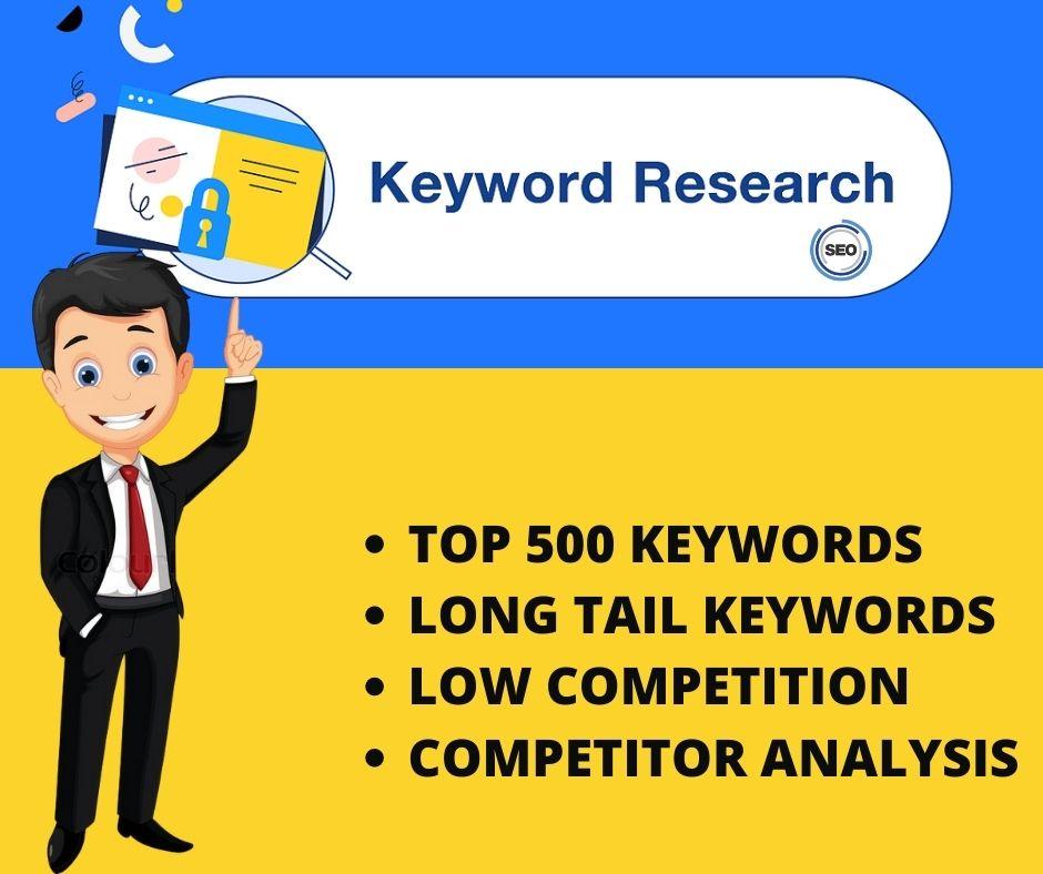 I will do SEO top keyword research and competitor ana...
